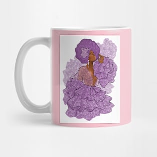 Purple Lace Mug